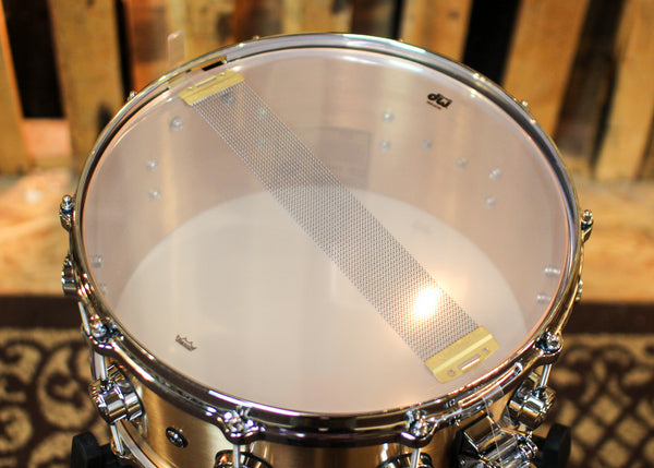 DW 6.5x14 Collector's 3mm Brushed Bell Bronze Snare Drum w/ Die Cast Hoops