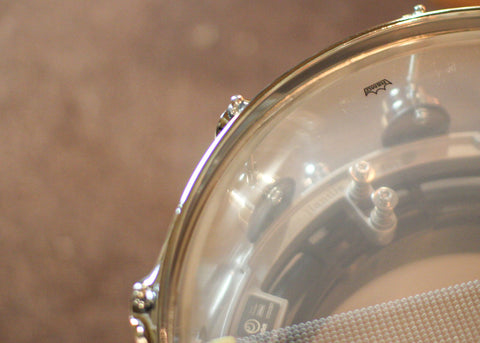 DW 6.5x14 Collector's Limited Edition Clear Acrylic Zikit Snare Drum - SO#1391044
