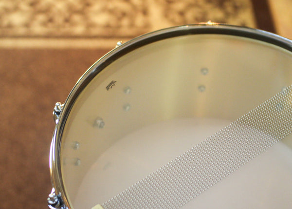 DW 6.5x14 Collector's Bell Brass Snare Drum w/ Die Cast Hoops