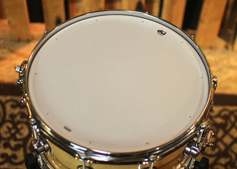 DW 6.5x14 Collector's Cherry/Spruce Olive Ash Burl Snare Drum - SO#1315771