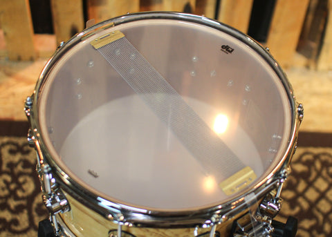 DW 6.5x14 Collector's Cherry/Spruce Olive Ash Burl Snare Drum - SO#1315771