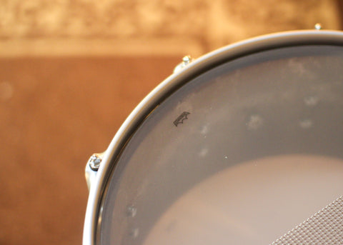 DW 6.5x14 Collector's Concrete Snare Drum w/ Satin Chrome Hardware