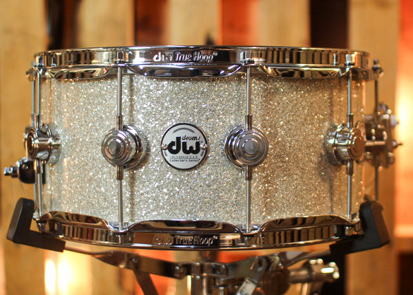 DW 6.5x14 Collector's Jazz Mahogany Gum Broken Glass Snare Drum - SO#1450177