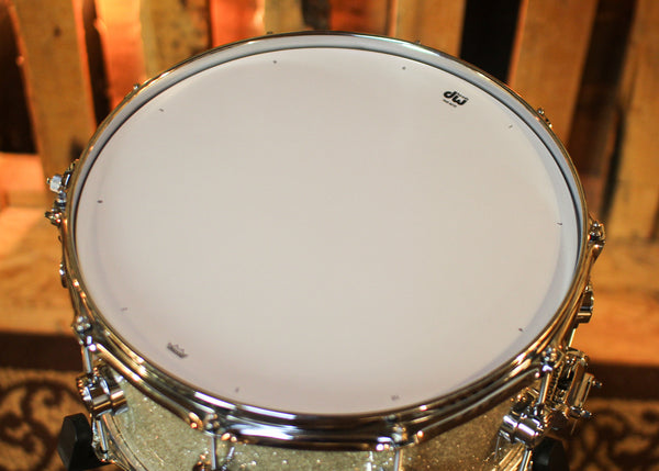 DW 6.5x14 Collector's Jazz Mahogany Gum Broken Glass Snare Drum - SO#1450177