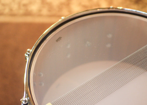 DW 6.5x14 Collector's Jazz Mahogany Gum Cherry Satin Oil Snare Drum - SO#1450175