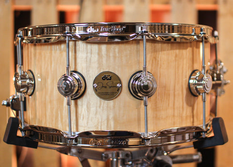 DW 6.5x14 Collector's Jazz Maple Gum Curly Maple Snare Drum - SO#1344473