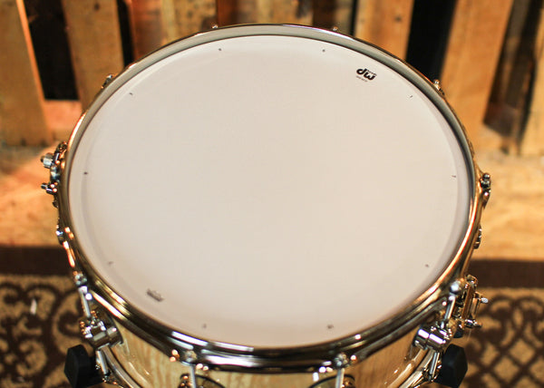 DW 6.5x14 Collector's Jazz Maple Gum Curly Maple Snare Drum - SO#1344473