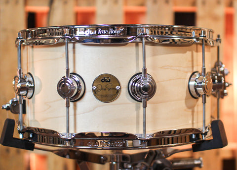 DW 6.5x14 Collector's Jazz Maple/Gum Natural Satin Oil Snare Drum - SO#1353091