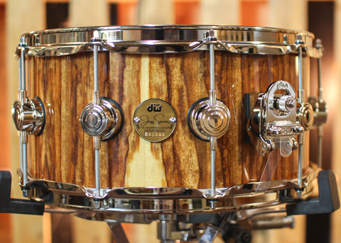 DW 6.5x14 Collector's Jazz Maple Gum African Chechen Snare Drum - SO#1315761