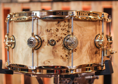 DW 6.5x14 Collector's Jazz Maple/Gum Mapa Burl Snare Drum - SO#1305779