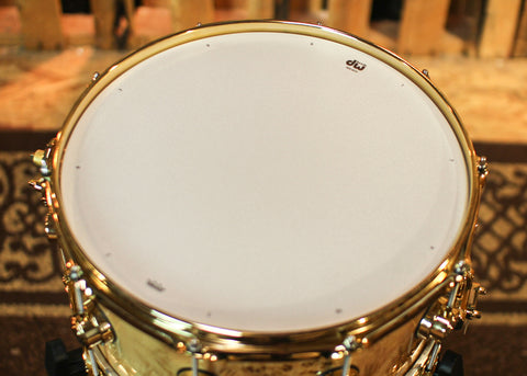 DW 6.5x14 Collector's Jazz Maple/Gum Mapa Burl Snare Drum - SO#1305779