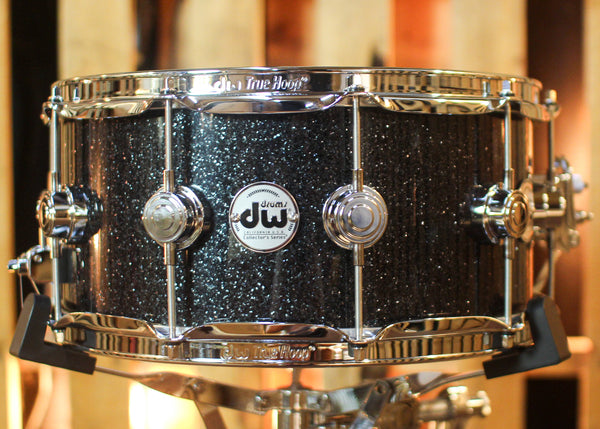 DW 6.5x14 Collector's Mahogany Spruce Black Ice Snare Drum - SO#1450182