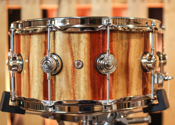 DW 6.5x14 Collector's Maple 333 Candy Stripe Padauk Snare Drum - SO#1344453