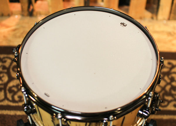 DW 6.5x14 Collector's Maple 333 Ivory Ebony Snare Drum - SO#1315774