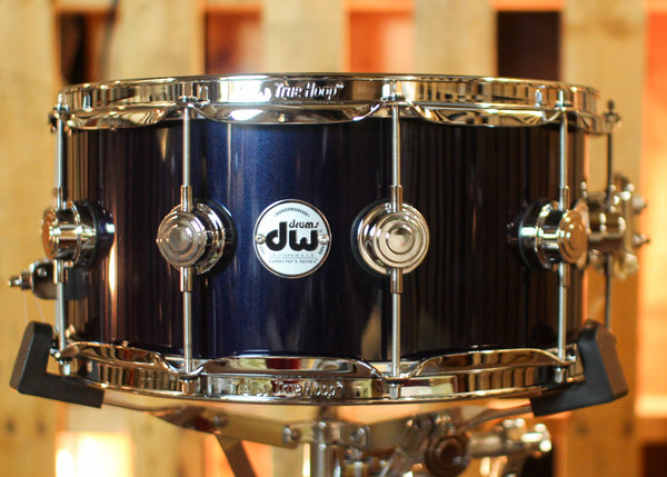 DW 6.5x14 Collector's Maple 333 Midnight Blue Metallic Snare Drum - SO#1441972