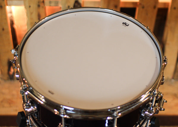 DW 6.5x14 Collector's Maple 333 Midnight Blue Metallic Snare Drum - SO#1441972