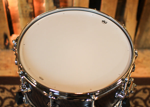 DW 6.5x14 Collector's Maple 333 Smoked Figured Eucalyptus Snare Drum - SO#1424762