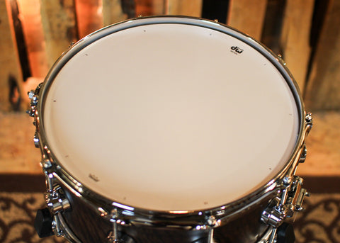 DW 6.5x14 Collector's Maple 333 Smoked Figured Eucalyptus Snare Drum - SO#1424762