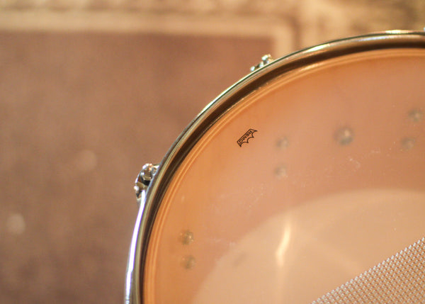 DW 6.5x14 Collector's Maple 333 Natural Hard Satin over White Ash Swirl Snare Drum - SO#1421336
