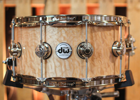 DW 6.5x14 Collector's Maple 333 Super Curly Maple Snare Drum - SO#1344451