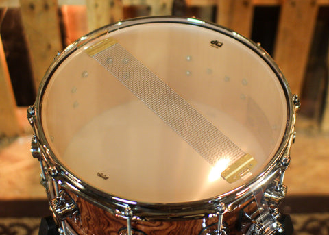 DW 6.5x14 Collector's Maple 333 Waterfall Bubinga Snare Drum - SO#1409988