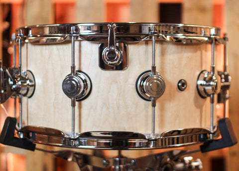 DW 6.5x14 Collector's Limited Edition Maple 333 Natural Satin Oil Zikit Snare Drum - SO#1391043