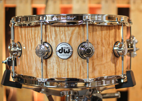 DW 6.5x14 Collector's Maple 333 Super Curly Maple Snare Drum - SO#1344449