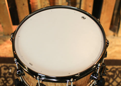 DW 6.5x14 Collector's Maple 333 Super Curly Maple Snare Drum - SO#1344450