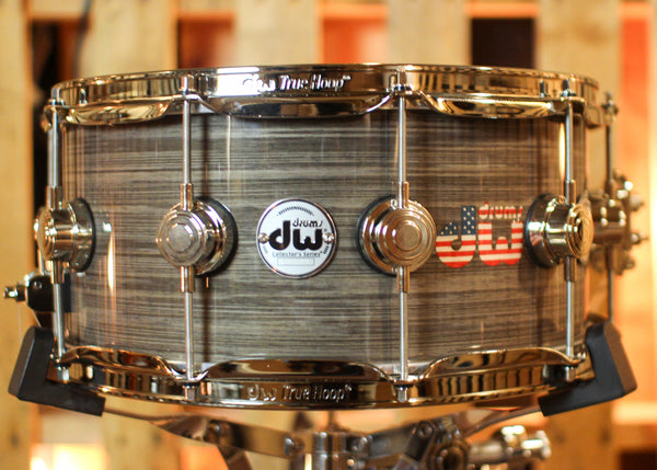 DW 6.5x14 Collector's Maple HVLT American Flag Logo Snare Drum - SO#1422589