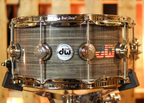 DW 6.5x14 Collector's Maple HVLT American Flag Logo Snare Drum - SO#1422589