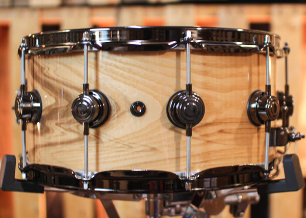 DW 6.5x14 Collector's Maple HVLT Olive Ash Burl Snare Drum - SO#1315770