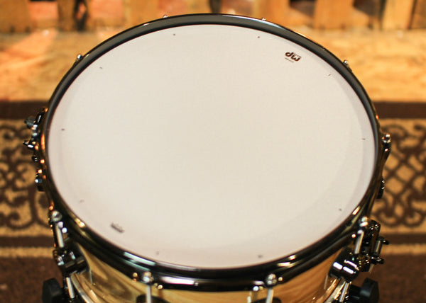 DW 6.5x14 Collector's Maple HVLT Olive Ash Burl Snare Drum - SO#1315770