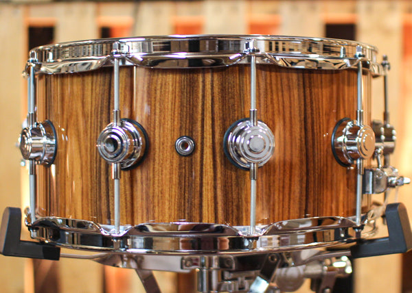 DW 6.5x14 Collector's Maple Mahogany Santos Rosewood Snare Drum - SO#1315799