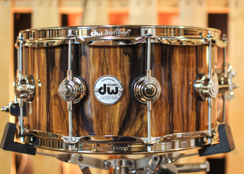 DW 6.5x14 Collector's Maple Mahogany Santos Rosewood Snare Drum - SO#1344456