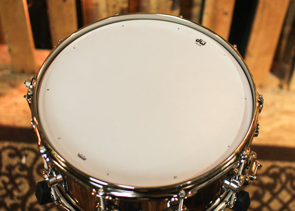 DW 6.5x14 Collector's Maple Mahogany Santos Rosewood Snare Drum - SO#1344456