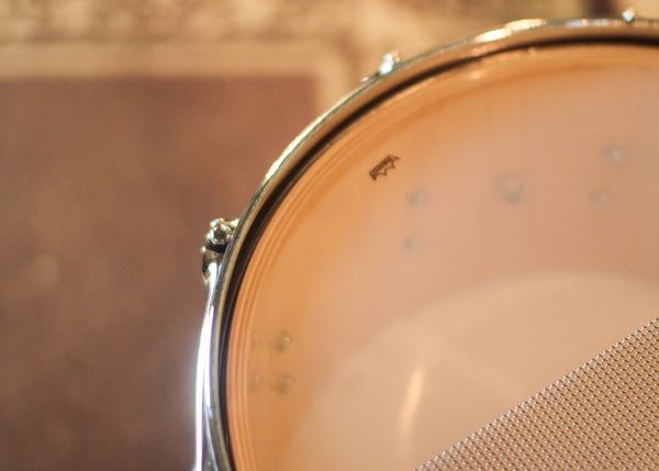 DW 6.5x14 Collector's Maple VLT Cherry Stain Makore Snare Drum - SO#1426113