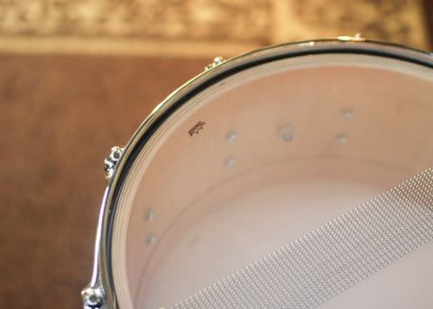DW 6.5x14 Collector's Maple VLT Green Glass Snare Drum - SO#1452256