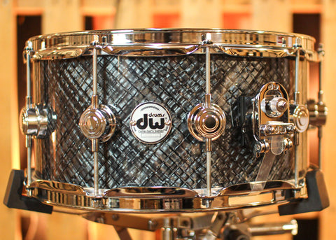 DW 6.5x14 Collector's Maple VLT Grey Crystal Snare Drum - SO#1350726