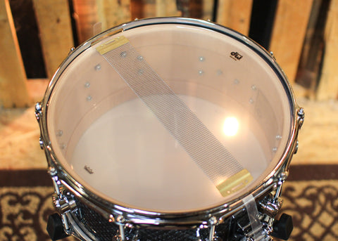 DW 6.5x14 Collector's Maple VLT Grey Crystal Snare Drum - SO#1350726