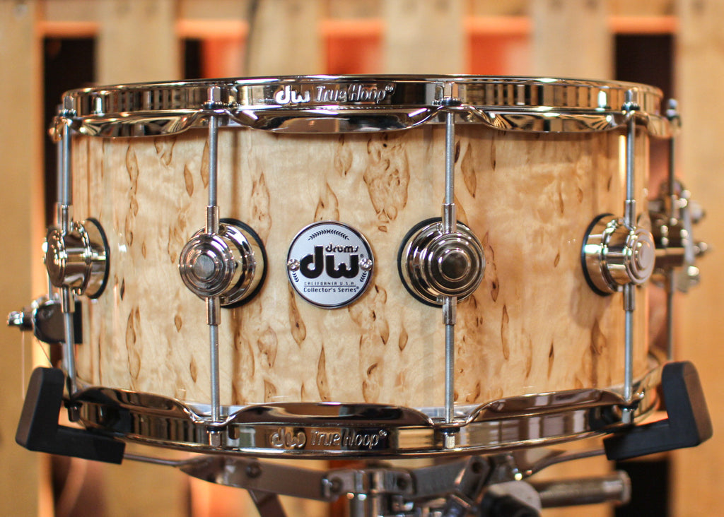 Dw Timbre Note DW 6.5x14 Collector's Maple VLT Kurillian Birch Snare Drum - SO#134444 ...