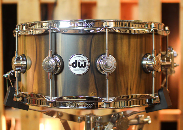 DW 6.5x14 Collector's Maple VLT Tasmanian Blackheart Sassafras Snare Drum - SO#1447204