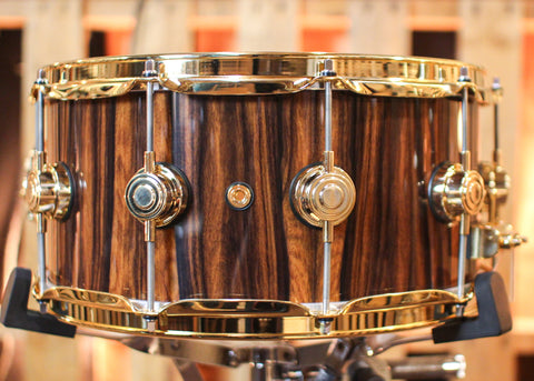 DW 6.5x14 Collector's Maple VLT Santos Rosewood Snare Drum - SO#1234290