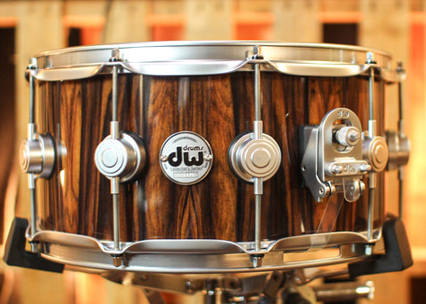 DW 6.5x14 Collector's Maple VLT Santos Rosewood Snare Drum - SO#1234291