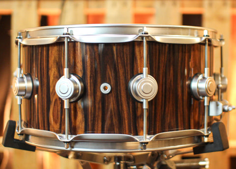 DW 6.5x14 Collector's Maple VLT Santos Rosewood Snare Drum - SO#1234291