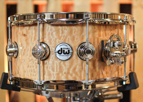 DW 6.5x14 Collector's Maple VLT Quilted Moabi Snare Drum - SO#1344439