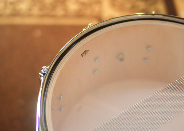DW 6.5x14 Collector's Maple VLT Tequila Sunrise Fade over Chechen Snare Drum - SO#1444853