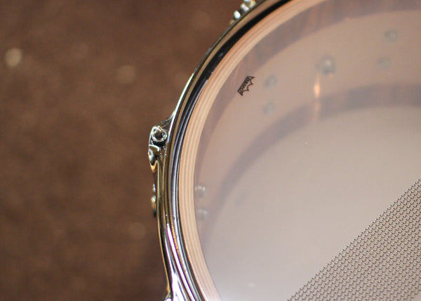 DW 6.5x14 Collector's Maple VLT Transparent Candy Black over