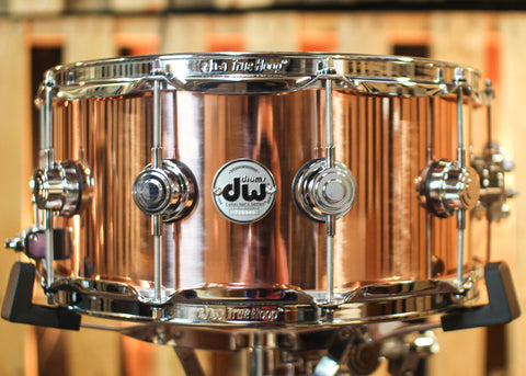 DW 6.5x14 Collector's Polished Copper Snare Drum - DRVP6514SPC
