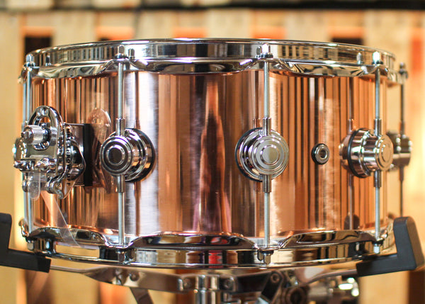 DW 6.5x14 Collector's Polished Copper Snare Drum - DRVP6514SPC