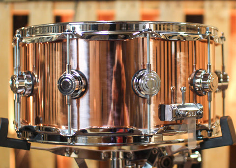 DW 6.5x14 Collector's Polished Copper Snare Drum - DRVP6514SPC